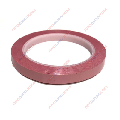 Майларовая лента для трансформаторов 0,06 х 10 мм 33 м ( розовый)