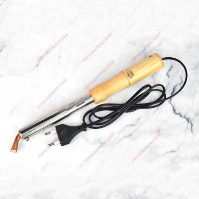 Мощный электрический паяльник с деревянной ручкой  Limites 75 Вт/220В (Китай)