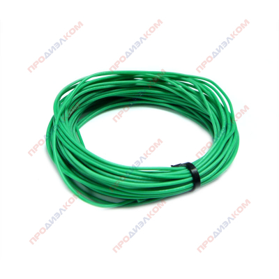 Провод силиконовый 30AWG 0,05 мм кв 10 м (зеленый)