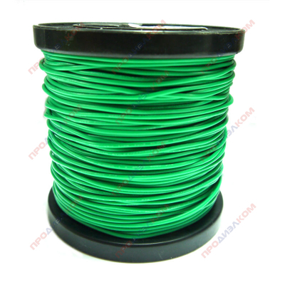 Провод гибкий силиконовый 18AWG 0,75 мм кв 100 м (зеленый)