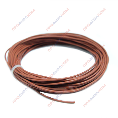 Провод гибкий силиконовый AWG 26 (0,12 мм кв) коричневый 10 м