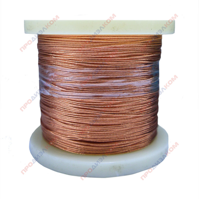 Провод обмоточный литцендрат Litz wire 49 х 0,1 мм 1 кг ( 260м) 0,385 мм2