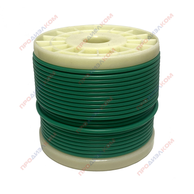 Провод гибкий медный луженый AWG 16 (1,5 мм кв) зеленый 50 м
