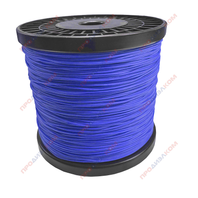 Провод силиконовый 28 AWG 0,08 мм2 синий 500 метров