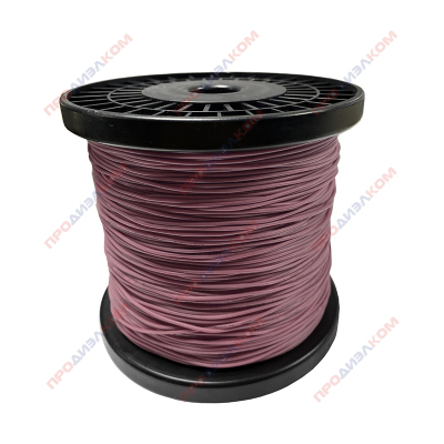 Провод гибкий силиконовый AWG 26 (0,12 мм2) розовый 305 м