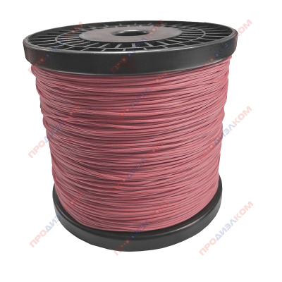 Провод гибкий медный луженый AWG 22 (0,35 мм кв) розовый 305 м