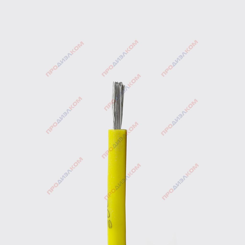 Провод силиконовый 17АВГ 1,0 мм кв 5 м ( желтый )