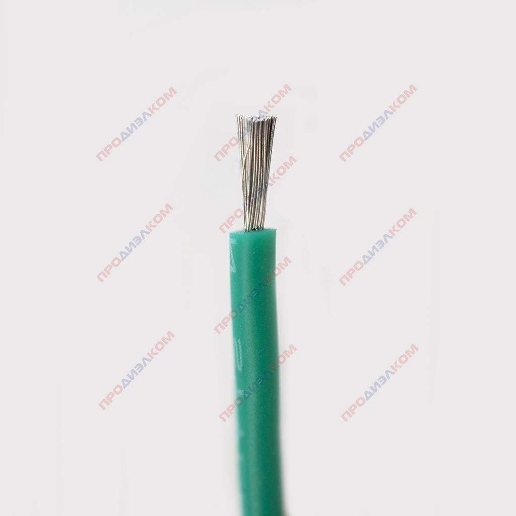 Провод силиконовый 24AWG 0,2 мм кв 10 м (зеленый)