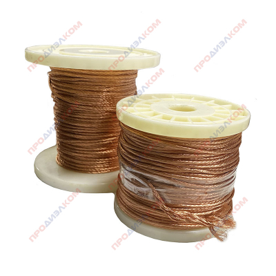 Провод обмоточный литцендрат Litz wire 500 х 0,071 мм 1 кг (51 метр ) 2 мм2