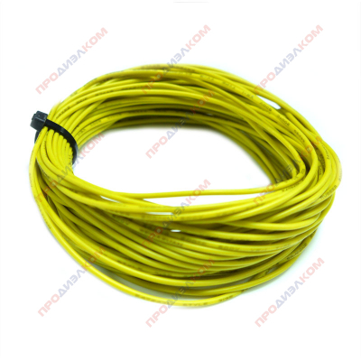 Провод силиконовый 24AWG 0,2 мм кв 10 м (желтый)