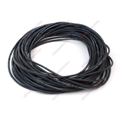 Провод гибкий силиконовый 24AWG 0,2 мм кв 10 м (черный)