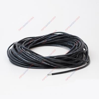 Провод силиконовый 22AWG 0,35 мм кв 10 м  (черный)