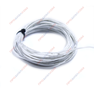 Провод силиконовый 30AWG 0,05 мм кв 10 м (белый)