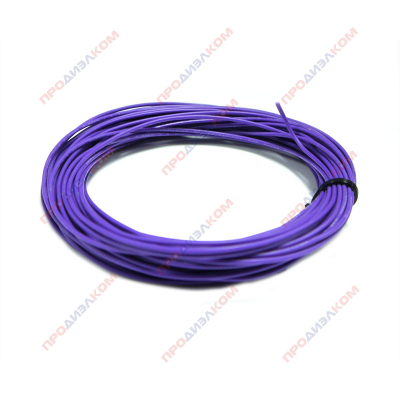 Провод гибкий силиконовый АWG 26 (0,12 мм кв) фиолетовый 10 м