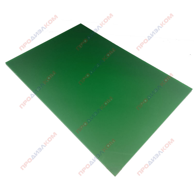 Акриловое стекло: Setacryl 1059 (зеленое) 3 х 400 х 600 мм (светопропускаемость 20 %)