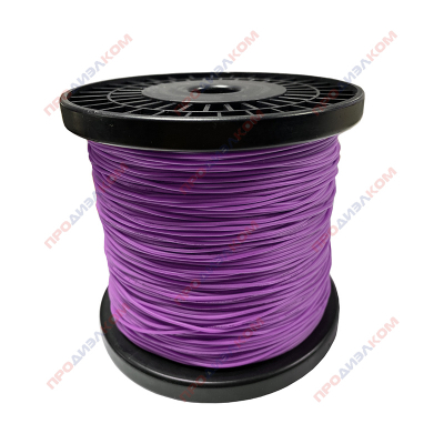 Провод гибкий силиконовый AWG 26 (0,12 мм2) фиолетовый 305 м