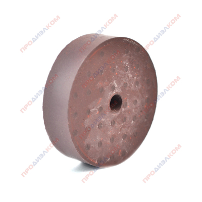 Шлифовальный элатичный диск коричневый (40 мкм) d. 20мм/75мм 1 шт