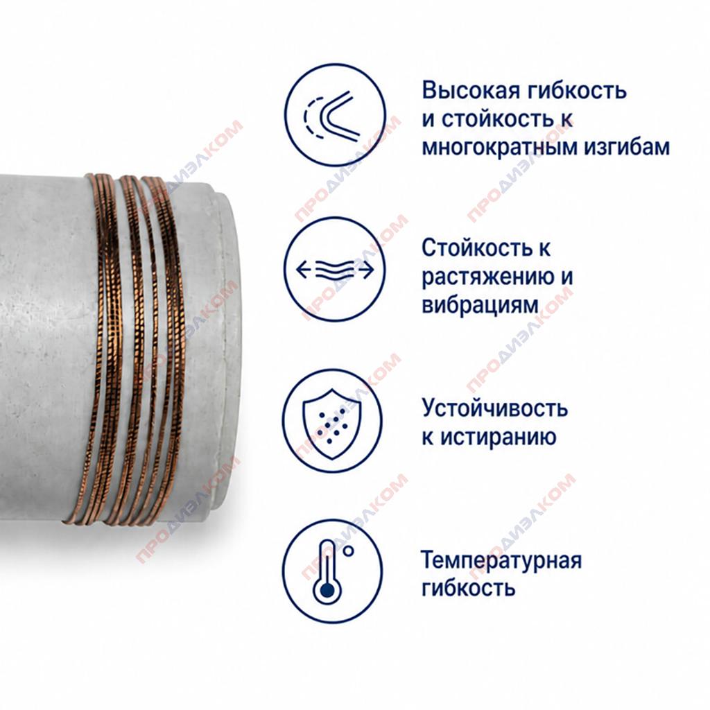 Провод к диффузору динамика 0,4 мм  1 м