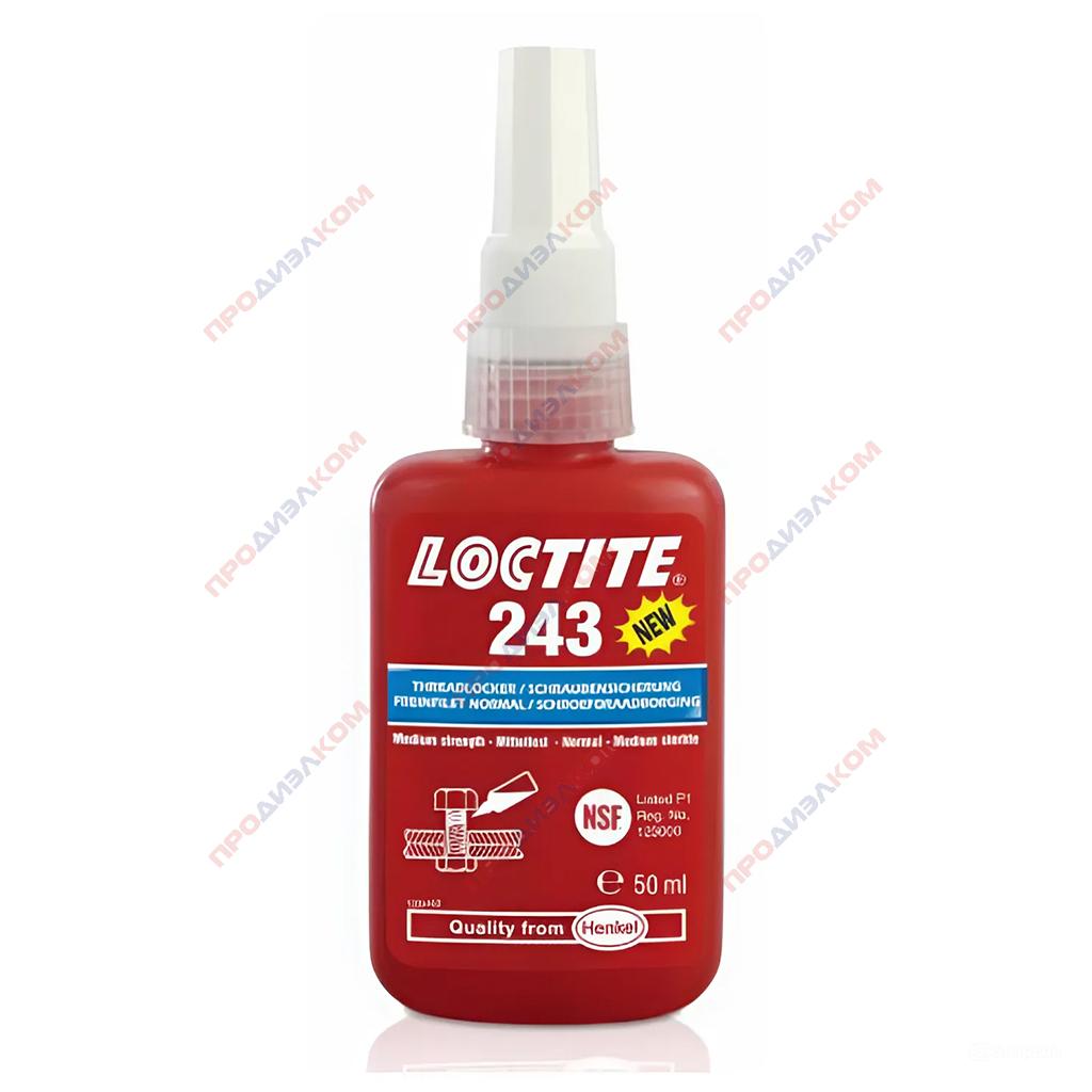 Фиксаторы резьбы средней прочности Loctite 243 50 ml