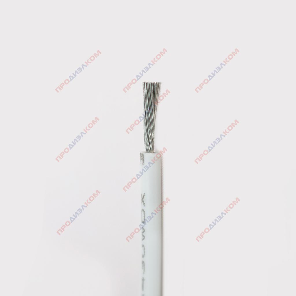 Провод силиконовый 24AWG 0,2 мм кв 10 м (белый)
