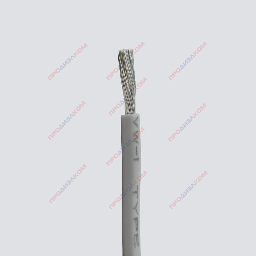 Провод силиконовый 18AWG 0,75 мм кв 10 м (серый)