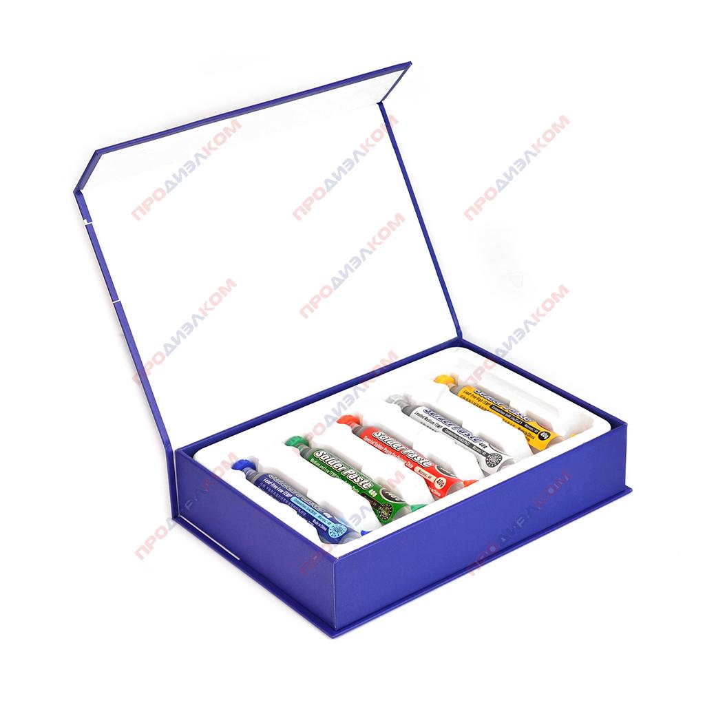 Паяльная паста Mechanic NSF5 (набор 5 по 40 г, 138С, 148С, 158С, 183С, 217С)