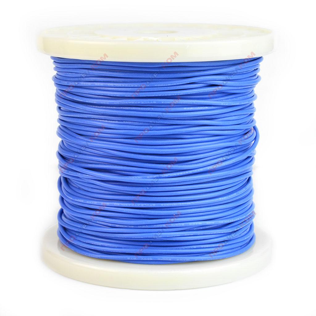 Провод силиконовый 17AWG 1,0 мм кв 100 м (синий)