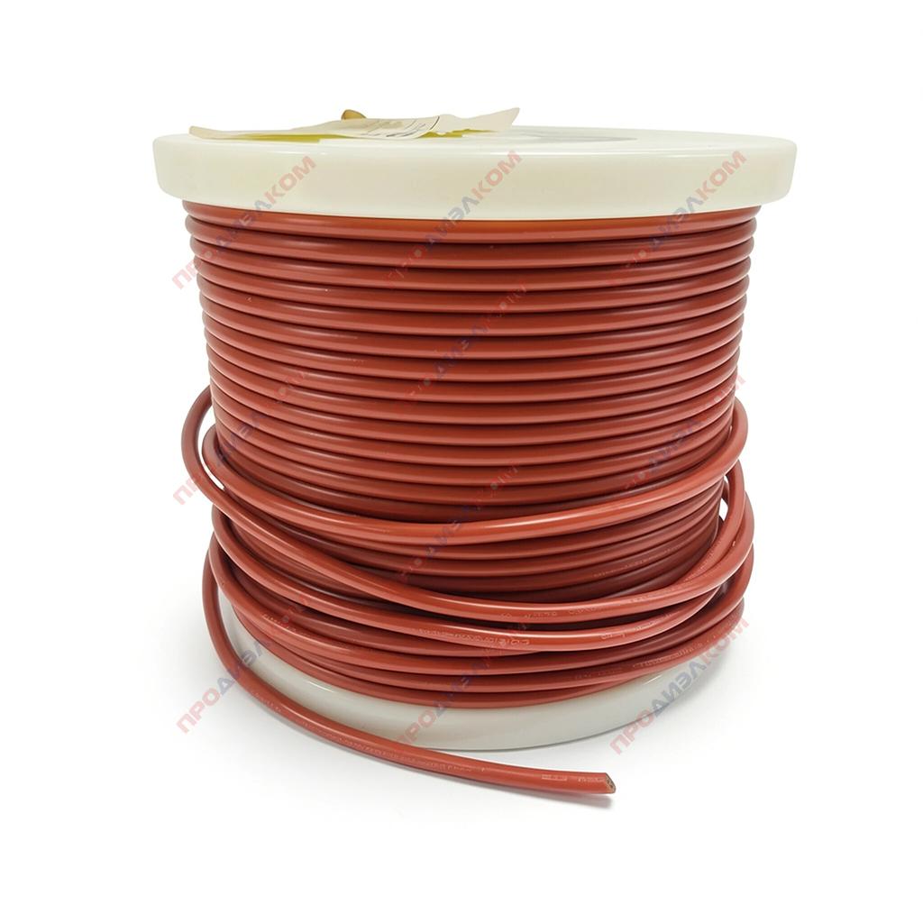 Провод силиконовый 13AWG 2,5 мм кв 1 м (коричневый)