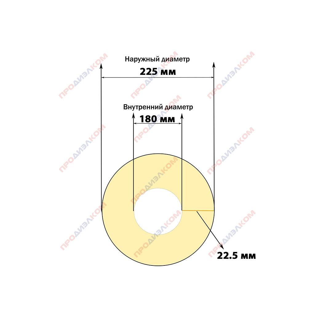 Труба Zedex ZX-100K 180 х 225 х 1000 мм 