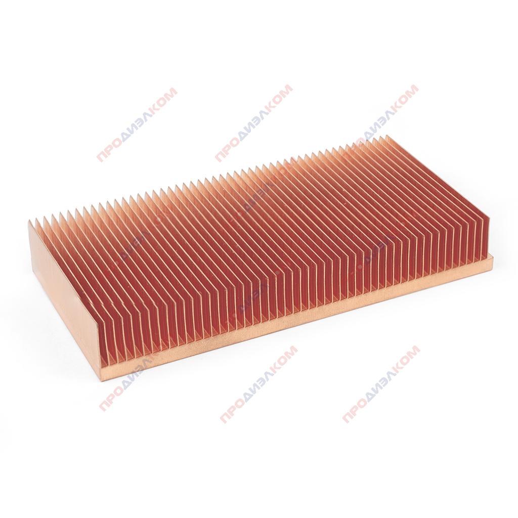 Медный охладитель H15 х 50 х 100 мм