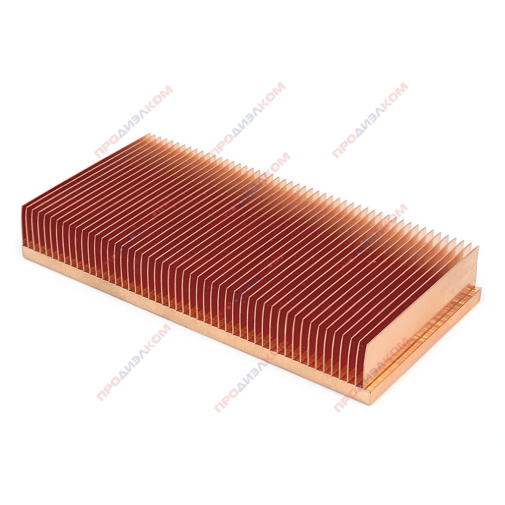 Медный охладитель H15 х 50 х 100 мм