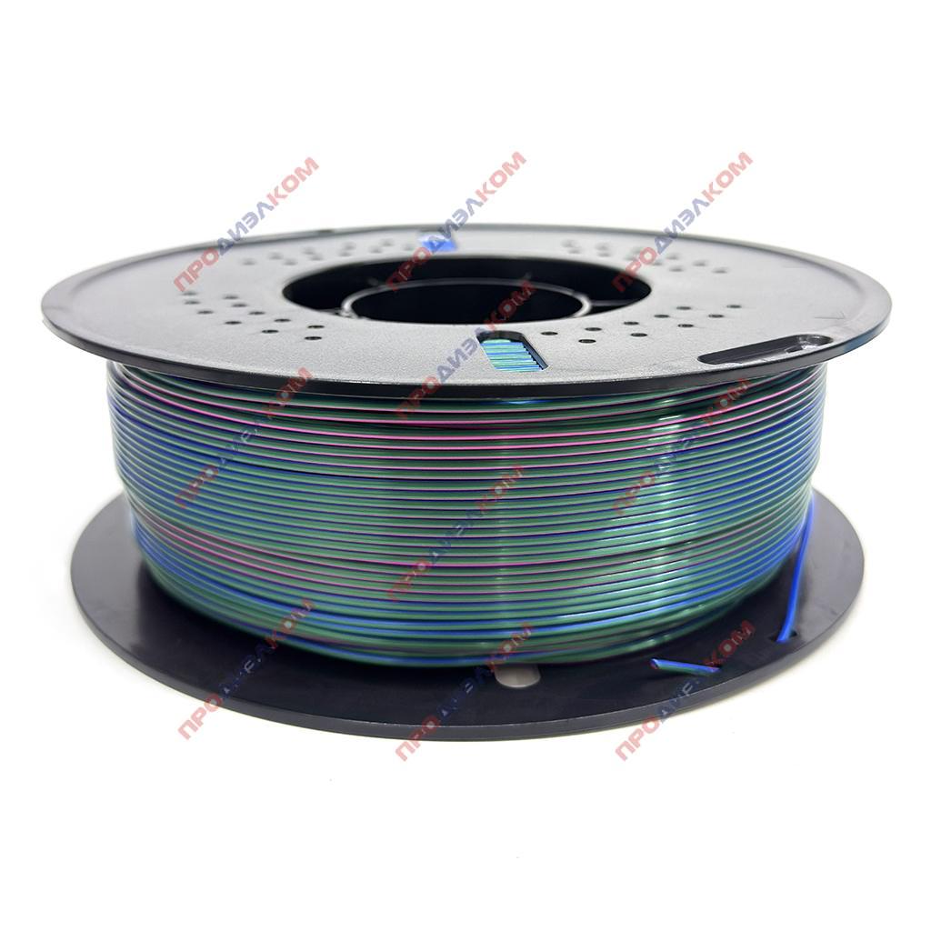 Филамент Silk-PLA красный-зеленый-синий 1.75 мм 1кг. KINGROON