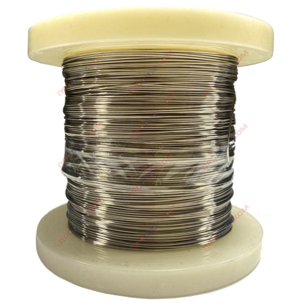 Мельхиор проволока твердая CuNi19 0,8 мм 1 кг