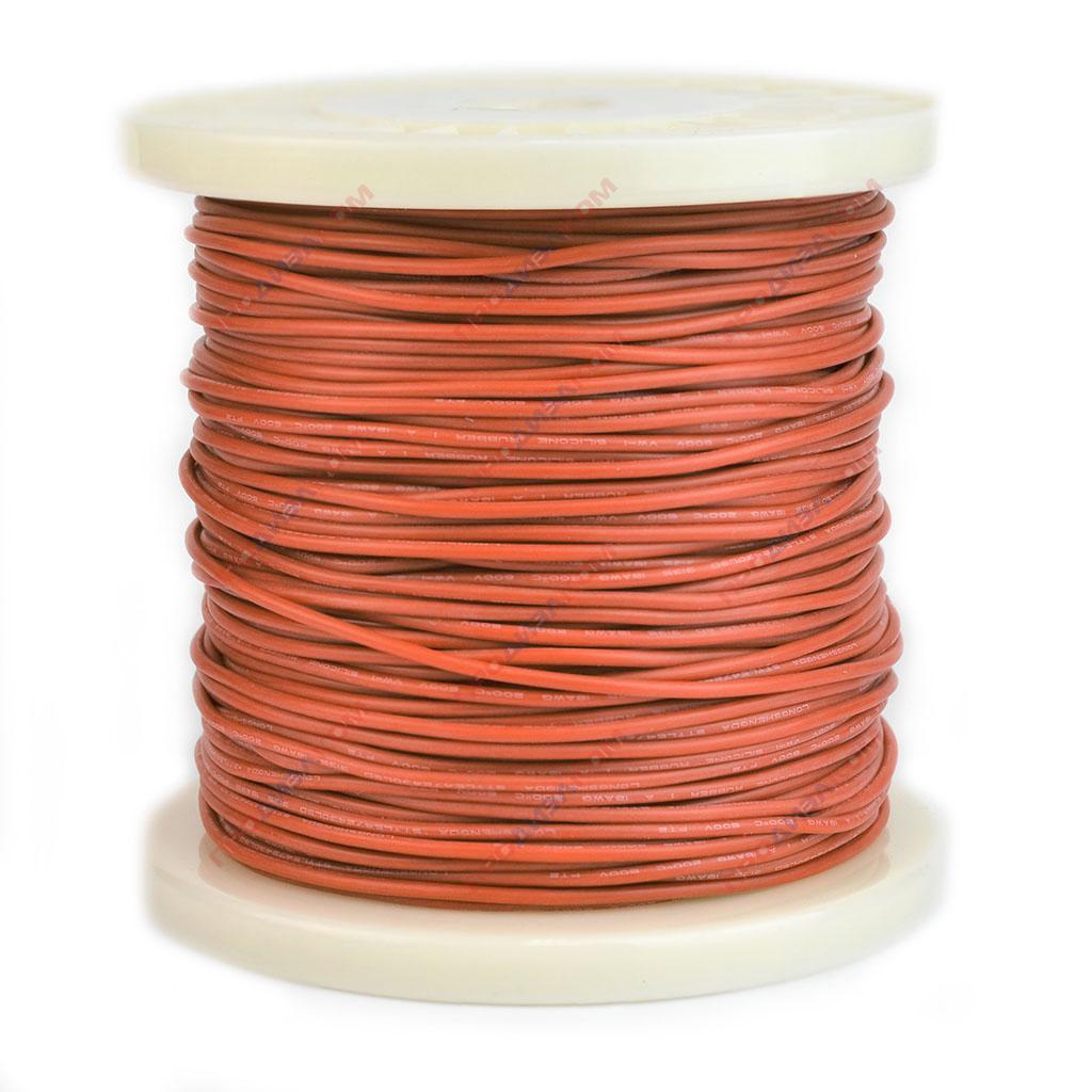Провод силиконовый 17AWG 1,0 мм кв 200 м (коричневый)