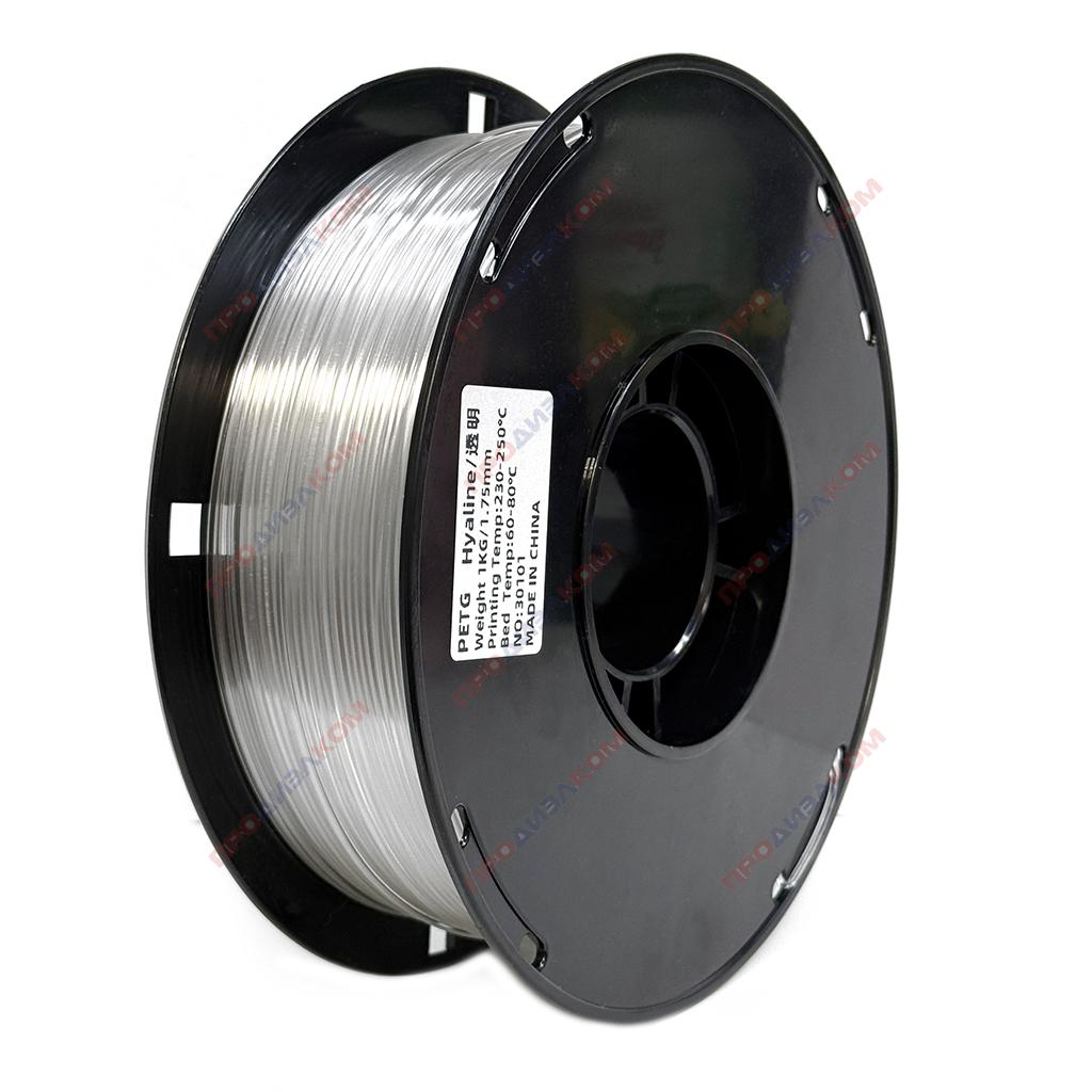 Филамент PETG прозрачный 30101-1kg