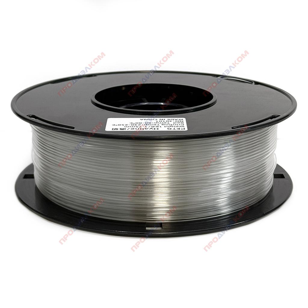 Филамент PETG прозрачный 30101-1kg
