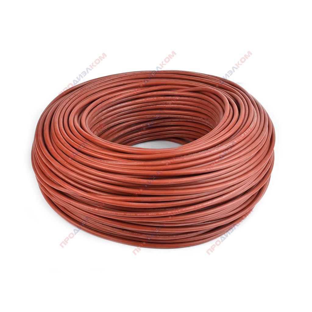 Провод гибкий медный луженый  AWG 14 (2,08 мм кв) коричневый 200 м