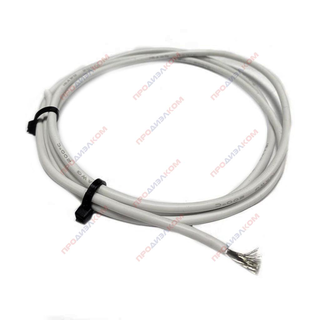 Провод гибкий медный луженый  AWG 14 (2,08 мм кв) серый 1 м