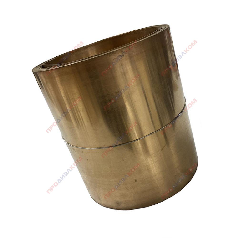 Бронзовая лента (БрОФ 6.5-0.15) 0,5 х 200 мм 1 м (ГОСТ 1761-2016)