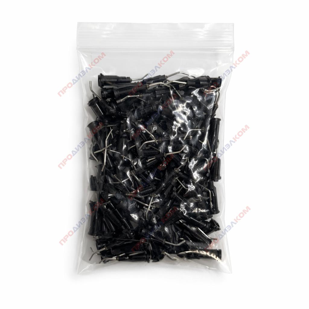 Иглы изогнутые 100 шт 19g (черный) 1,05/0,7 мм