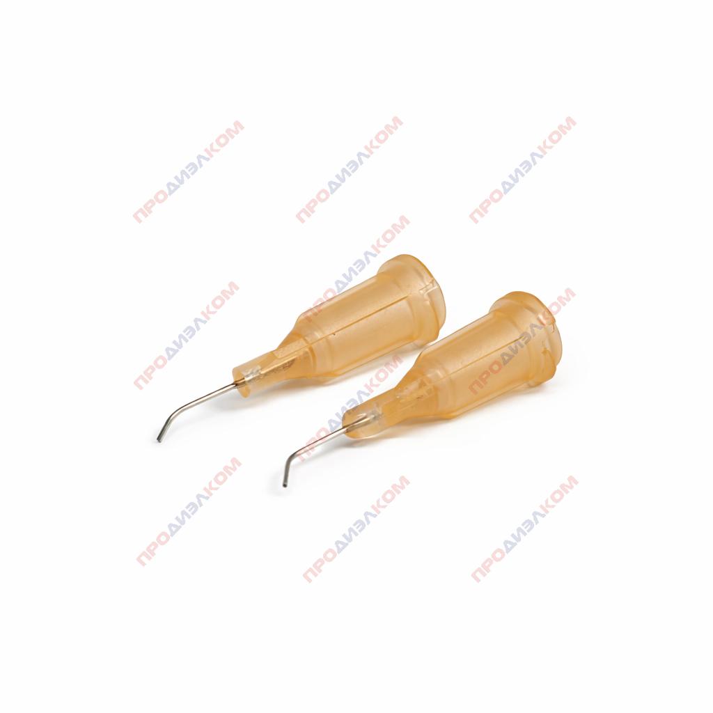 Иглы изогнутые 100 шт 26g (бежевый) 0,46/0,24 мм