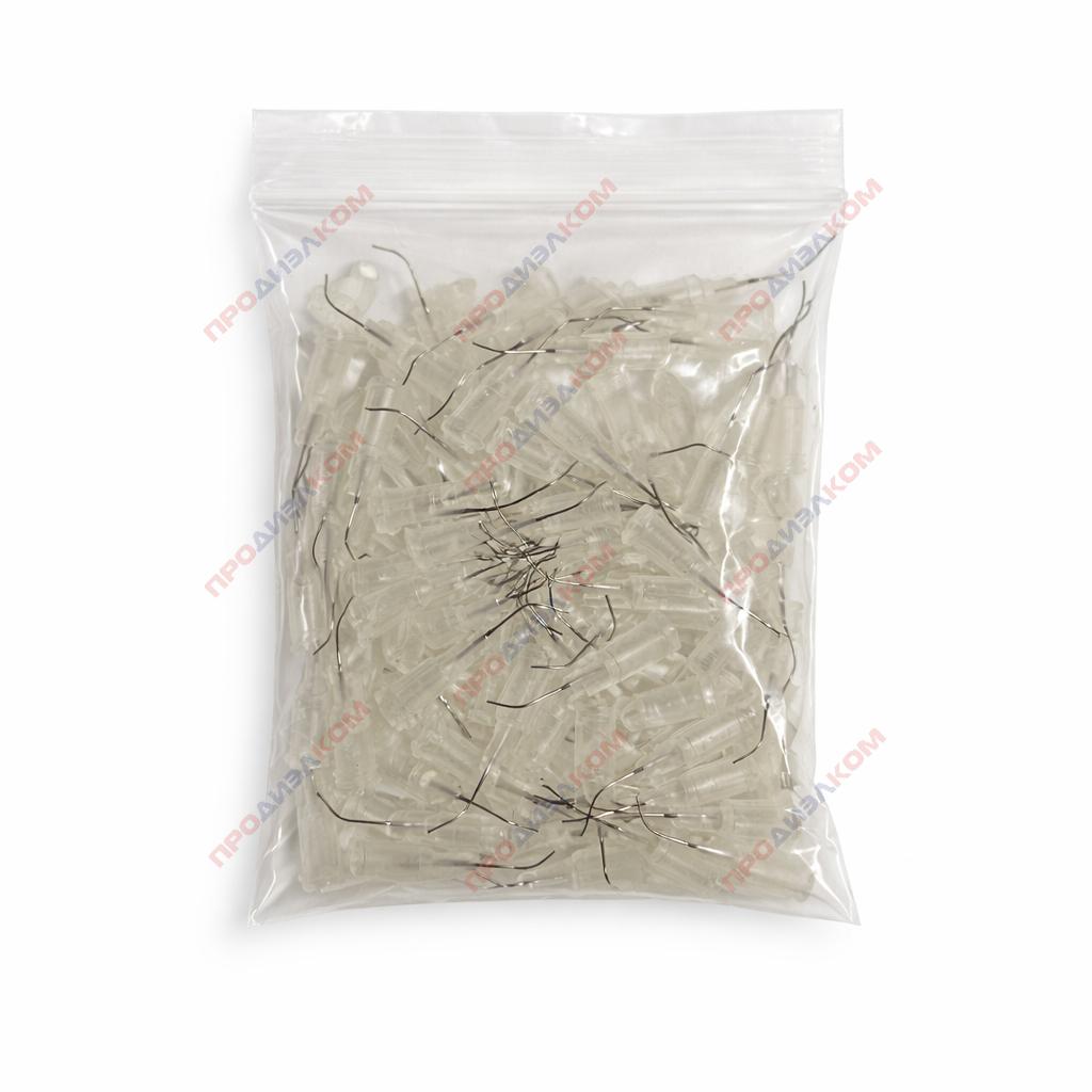 Иглы изогнутые 100 шт 27g (белый) 0,41/0,2 мм