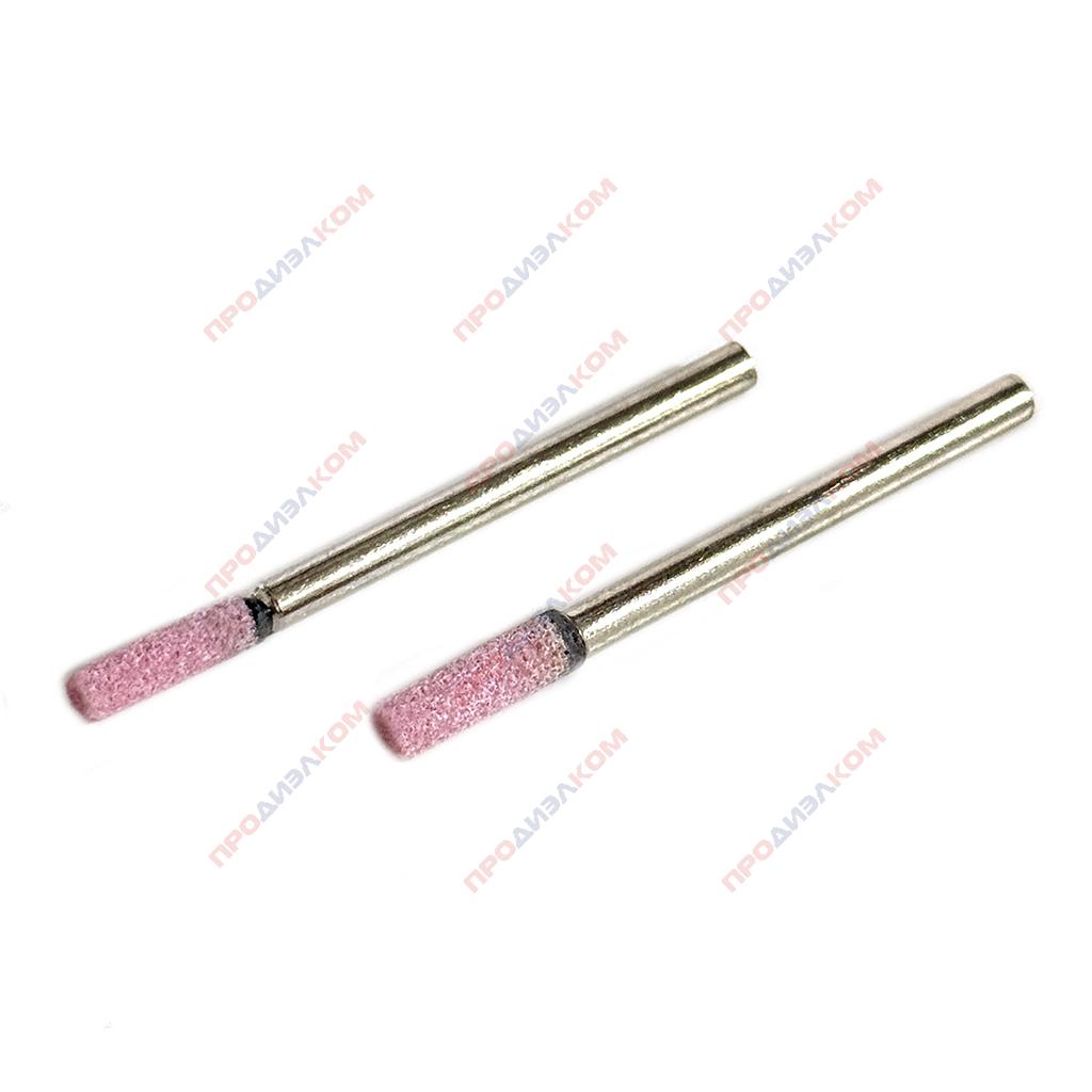 Шарошки корундовые абразивные, цилиндр 3 мм, вал 3 мм, 100 шт