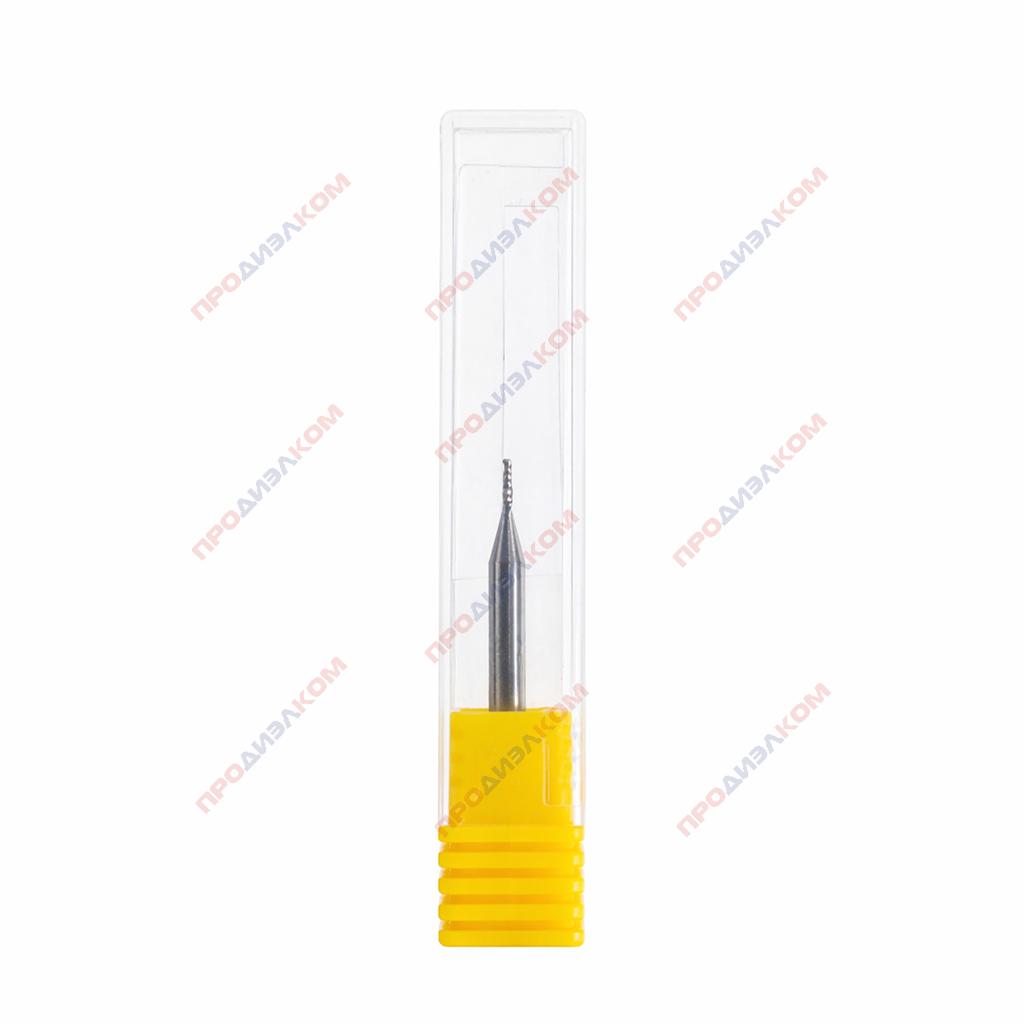 Фреза компрессионная однозаходная твердосплавная 3,175 х 1 х 3 мм