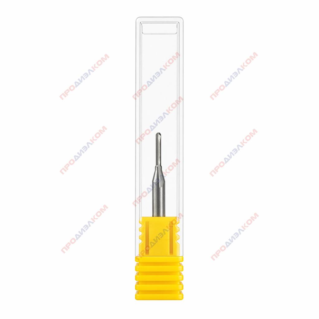 Фреза твердоспдавная прямая двухзаходная 3,175 х 1,5 х 8 мм