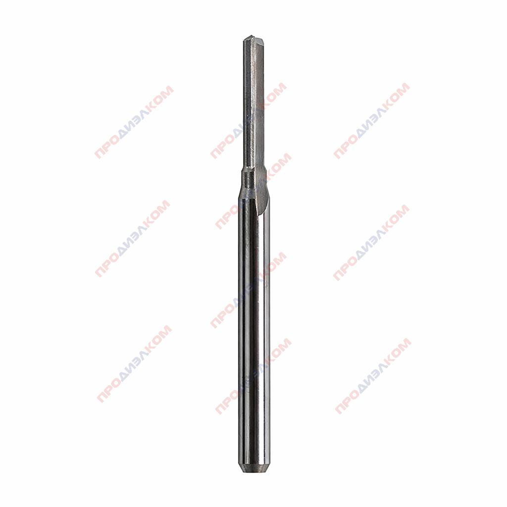 Фреза твердоспдавная прямая двухзаходная 3,175 х 2,5 х 12 мм