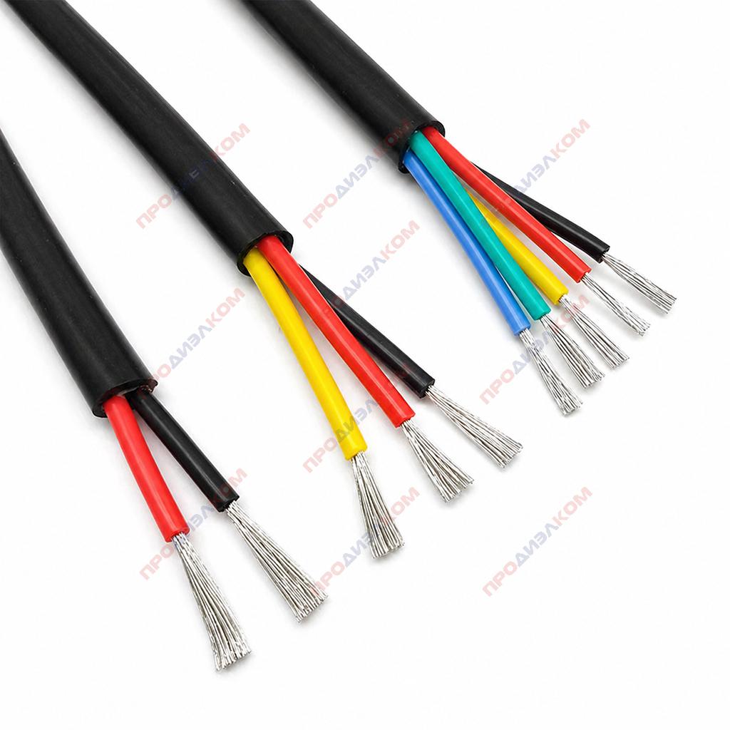 Кабель UL2464 7C 24 AWG 11/0.16 мм.кв 1 м