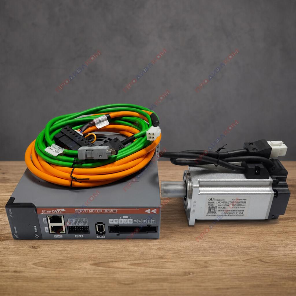 Сервомотор с драйвером Ethercat 17 bit 220 В, 600 Вт
