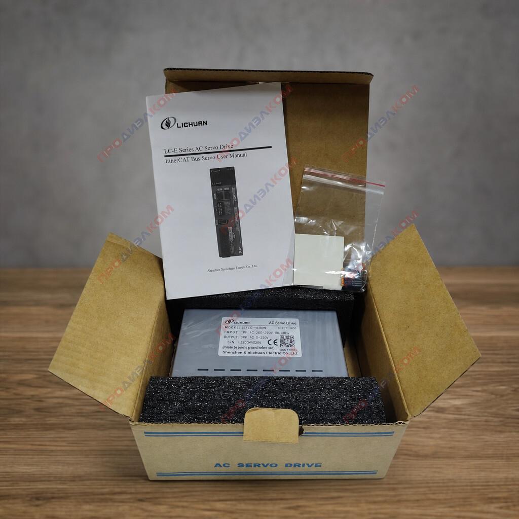 Сервомотор с драйвером Ethercat 17 bit 220 В, 600 Вт