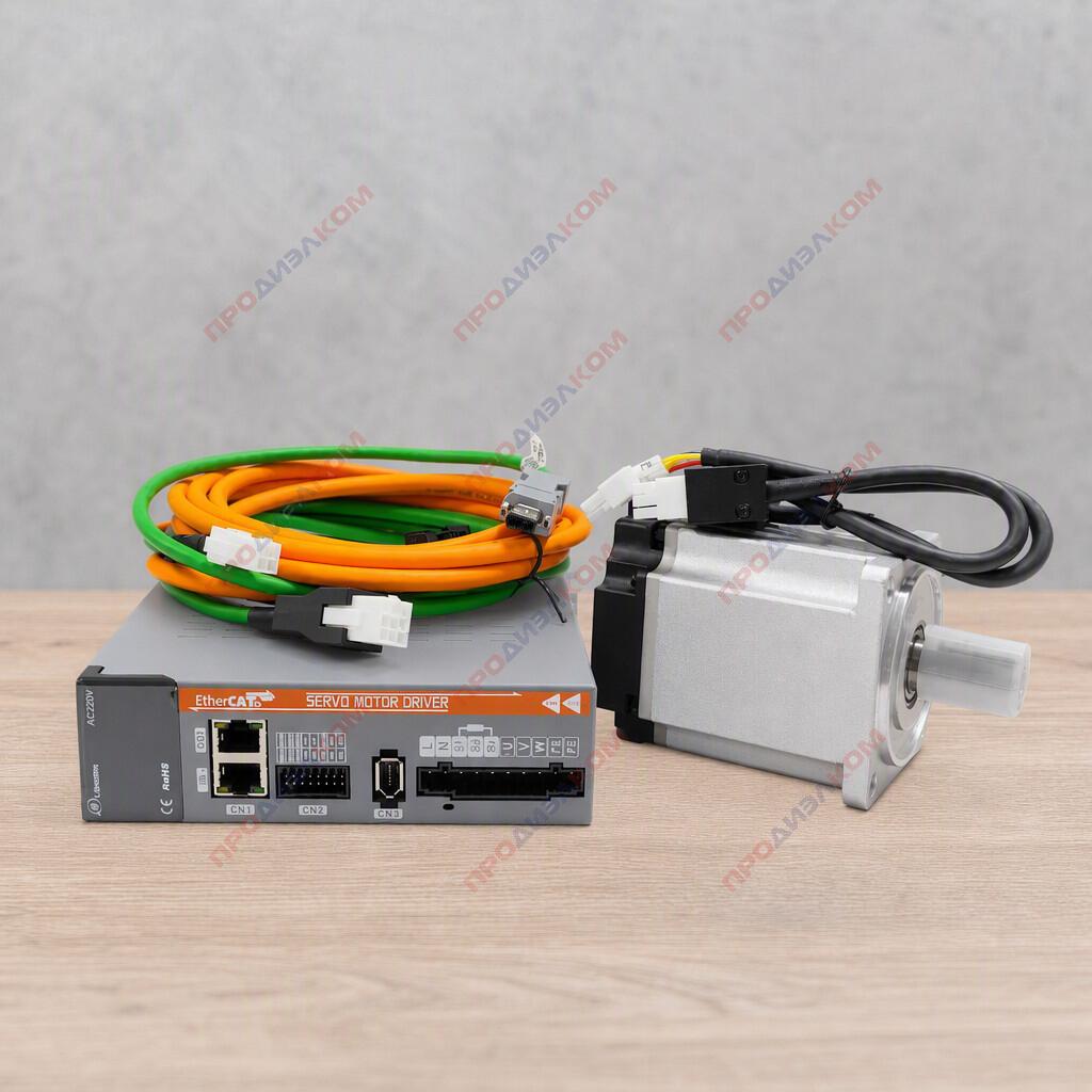 Сервомотор с драйвером Ethercat 17 bit 220 В, 750 Вт